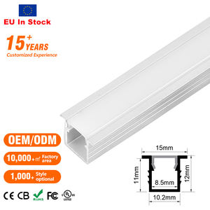 Difusor <span class=keywords><strong>de</strong></span> carcasa <span class=keywords><strong>de</strong></span> extrusión personalizado blanco LED montado empotrado en el pasillo, <span class=keywords><strong>perfil</strong></span> <span class=keywords><strong>de</strong></span> <span class=keywords><strong>aluminio</strong></span>, canal <span class=keywords><strong>de</strong></span> luz <span class=keywords><strong>de</strong></span> tira LED - Product Image 2