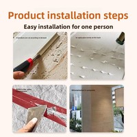 Panneau Décoratif Souple en Pierre Romaine Imperméable Ignifuge pour Villa, Appartement, Sous-sol – Plaque de Pierre Flexible Effet Terre Battue Moderne