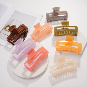 <span class=keywords><strong>Rara</strong></span> กิ๊บหนีบผมพลาสติก PC ขนาด13.0ซม. ที่หนีบผมสีเจลลี่หนาทนทานคลิปหนีบผมทรงสี่เหลี่ยมผืนผ้าขายส่ง - Product Image 2