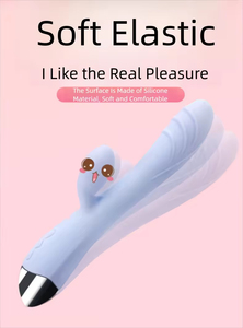 Vibrating Double-Headed AV Stick Female Orgasm <b>Masturbator</b> Strong Shock Massage for Female Masturbation - Product Image 3