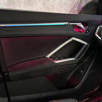 Kit d'éclairage d'ambiance LED TMPRO, moulé sur mesure 1:1, éclairage multi-zones pour portières, console centrale et zone des pieds pour Audi Q3 2019-2024, amélioration de l'éclairage intérieur de voiture