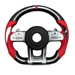 Volante Deportivo de Fibra de Carbono Premium para <span class=keywords><strong>Mercedes</strong></span>, Forma de D, Agarre Mejorado, Personalizado, Reemplazo para la Mayoría de los Modelos, Alto Rendimiento - Product Image 2