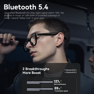 2025 X01 ai kính thông minh chụp ảnh Bluetooth gọi điện thoại Wifi ai Dịch giọng nói trợ lý UV bảo vệ kính mát LED Pin - Product Image 4