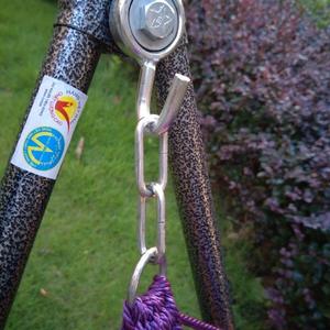 Columpio al aire libre soporte negro <span class=keywords><strong>balcón</strong></span> Oficina almuerzo descanso columpio adulto cama de malla <span class=keywords><strong>plegable</strong></span> conveniente <span class=keywords><strong>hamaca</strong></span> - Product Image 5