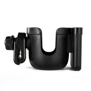 Portavasos de plástico para cochecito de bebé 2 en 1 y portabotellas para teléfono móvil - Product Image 1