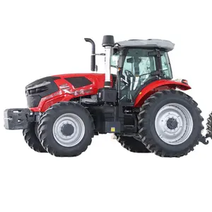 farm wheeled high-power four-wheel tractor with 200HP matching heavy rake overturning plow