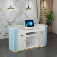 Offre Spéciale De Luxe Boutique de Vêtements De Table de Trésorerie Enregistreuse Détail En Bois Bureau De La Caisse Contre Magasin Boutique Comptoirs de Caisse