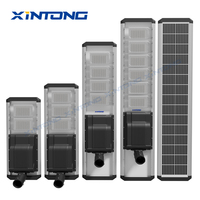 XINTONG tout en un 60W-120W réverbère solaire IP66 conception d'éclairage extérieur