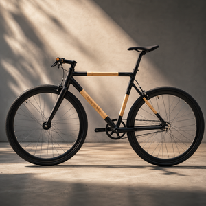 Bamboo Bike <b>Frame</b> Aluminum Alloy Foldable Adjustable Seat Height Padded Armrests Removable Basin Waterproof Coating Class III - Product Image 1
