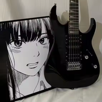 Gitar Listrik Maple dengan Tremolo, Fingerboard Rosewood - Amplifier Gitar Multi-warna Opsional untuk Pelajar & Pemula