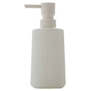 Dispensador de Jabón de Vidrio Ovalado Negro y Blanco de 350 ml con Bomba Dosificadora para Desinfectante de Manos y Loción, con Estampado en Caliente - Product Image 5