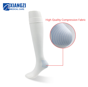 Kaos Kaki Kompresi <span class=keywords><strong>Anti</strong></span> Emboli dengan Logo Custom untuk Wanita, Setinggi Paha di Atas Lutut, Unisex 15-20 MmHg, Stoking <span class=keywords><strong>Anti</strong></span> Trombosis - Product Image 6