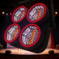 Nouveau projecteur rétro à matrice à quatre yeux pour discothèque et bar 2026, lumière LED COB Blinder pour public avec effet cheval courant