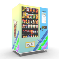 Mesin Penjual Minuman Otomatis dengan Penerima Koin dan Penerima Uang Kertas, Dilengkapi Pembaca Kartu atau Pembayaran Kode QR