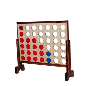 Gioco da Tavolo in Legno Quattro in Fila, Gioco Educativo Classico per Bambini e Famiglia - Product Image 1