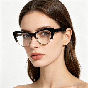 Monturas de Gafas con Filtro de Luz Azul, Diseño Ojo de Gato, Profesionales, Únicas y de Alta Calidad para Oficina, con Soporte OEM/ODM y Servicio Certificado - Product Image 2