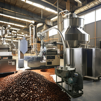 Torréfacteur de café industriel de haute qualité, 20kg, 30kg, 60kg, avec tambour en fonte