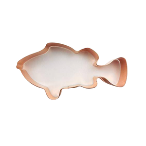 Emporte-pièce unique en métal fait main vente en gros Emporte-pièce unique fantaisie élégant moderne plaqué cuivre en forme de poisson pour la cuisine - Product Image 1