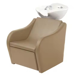 Stile moderno Shampoo Stazione Hairdressing posteriore sedia lavabo in ceramica in pelle sintetica <span class=keywords><strong>testa</strong></span> Spa letto per il lavaggio dei capelli - Product Image 2