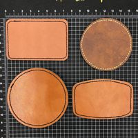 Étiquette de jean en cuir PU personnalisée Étiquettes en cuir pour vêtements