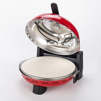 YIDA MHMF YD-9899M 1200W Four à pizza électrique à convection miniature de 12 pouces avec corps en acier inoxydable