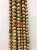 Vente en gros de perles en vrac chapelet bricolage perle de prière wengé if bois de thuja bois ébène bois de santal palissandre brin de perles en bois pour bijoux
