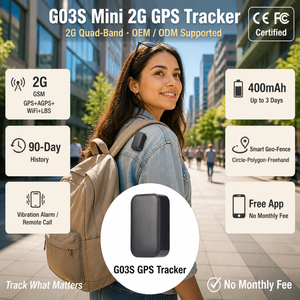 Mini traceur GPS <span class=keywords><strong>le</strong></span> <span class=keywords><strong>plus</strong></span> <span class=keywords><strong>petit</strong></span> au <span class=keywords><strong>monde</strong></span> avec WiFi, LBS, GSM, carte SIM pour enfants/enfants en bas âge/personnes âgées, appels d'urgence, suivi (compatible PC) - Product Image 1