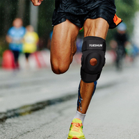 Genouillère de sport en néoprène pour la course à pied, l'haltérophilie et les activités médicales, avec protection antidérapante et compression pour le genou