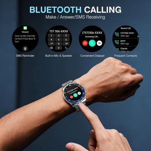 Reloj inteligente AI de moda personalizado de fábrica, pantalla AMOLED de cuerpo de Metal, llamadas Bluetooth, frecuencia cardíaca, oxígeno en <span class=keywords><strong>sangre</strong></span>, soporte ChatGPT - Product Image 4