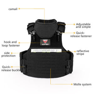 Chaleco Protector Multifuncional de Liberación Rápida, 500D Nailon, Protección Corporal Completa, Chaleco Táctico de Seguridad para Aventuras al Aire Libre - Product Image 4