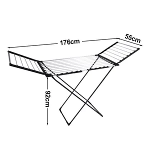 Factory Supplier Clothes Airers Folding Aluminium Laundry Clothes Drying Racks For Clothes