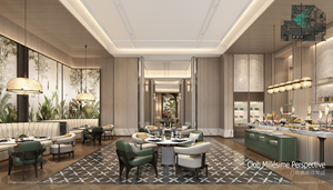 Middenstijl Hotel Interieur <span class=keywords><strong>Design</strong></span> Renderings Professionele Team Service, Hele Huis Ontwerp Service - Product Image 4