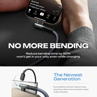 Lot de 2 câbles de charge rapide 60W PD USB C vers USB C pour iPhone 16 Pro Max iPad Pro MacBook Samsung S25