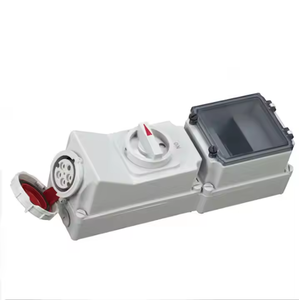 Prise de verrouillage monophasée avec interrupteur 3P 4P 5P IP67/IP44 230V 400V <span class=keywords><strong>Duo</strong></span> Interlock et <span class=keywords><strong>installation</strong></span> standard Din Rail - Product Image 3