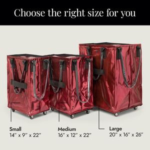 Sac de transport et de courses pliable en polyester noir réutilisable avec logo personnalisé, à roulettes, capacité 66 lb - Product Image 2