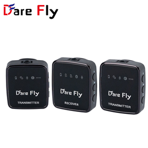 Dare Fly D608 מיקרופון אודיו נייד 2.4GHz מקצועי אלחוטי לבליר דש מיקרופון לטלפון - Product Image 3