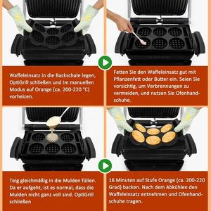 Molde para hornear <span class=keywords><strong>de</strong></span> silicona para gofres OptiGrill XL <span class=keywords><strong>de</strong></span> Tefal, molde para hornear <span class=keywords><strong>de</strong></span> silicona <span class=keywords><strong>de</strong></span> grado alimenticio Chengkehome - Product Image 5