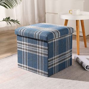 Taburete de Almacenamiento Plegable que Ahorra Espacio, Otomana para Guardar Ropa y Juguetes, Fácil de Montar - Product Image 2