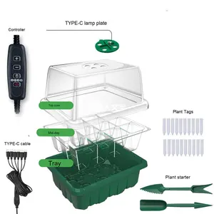 Wholesale Intelligent Controller Small Indoor Greenhouse with <strong>Grow</strong> Lights <strong>Grow</strong> Light <strong>Kit</strong> <strong>Grow</strong> Lights with Heat Mat - Product Image 2