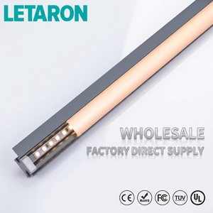 Bande lumineuse <span class=keywords><strong>LED</strong></span> pour armoire de <span class=keywords><strong>cuisine</strong></span>, 12/24VDC, 3000-6000K, aluminium moderne, éclairage vertical, longueur personnalisable, panneau arrière - Product Image 1
