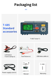 เครื่องทดสอบแบตเตอรี่ดิจิตอล SUNKKO T-685 เครื่องมือวัดความต้านทานภายในและแรงดันไฟฟ้า - Product Image 5