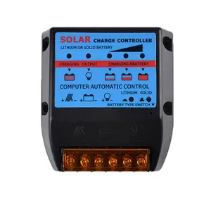 10/30/60/100A Solar Controller Unit 12V Solar Panel Battery Photovoltaic Charge Controller Street Lamp Special Plug and Play