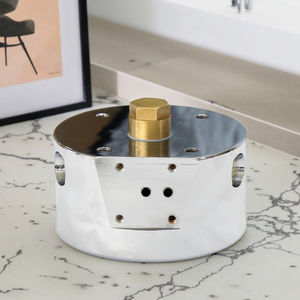 Groupe tête pour machine à café expresso 16000300, laiton chromé - Product Image 6