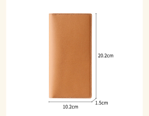 Portefeuille long multi-fentes à logo personnalisé, très vendu, en cuir véritable rétro, <span class=keywords><strong>porte</strong></span>-<span class=keywords><strong>monnaie</strong></span> ultra-fin, <span class=keywords><strong>porte</strong></span>-cartes de visite pour hommes - Product Image 5