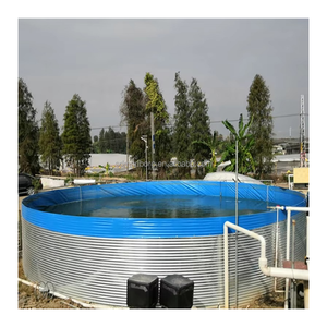 פלדה מגולוון בריכת דגי פלדה מגולוון בריכת מים חקלאות ימית מיכל גדולה - Product Image 3