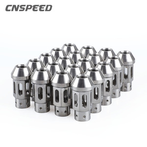 น็อตล้ออัลลอยด์ไทเทเนียม CNSPEED ยาว 50 มม. พร้อมปลอกสำหรับดัดแปลงรถยนต์ - Product Image 1
