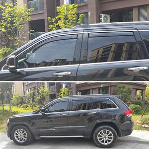 Déflecteurs de vent pour fenêtres de voiture, visières de protection contre la pluie, pour JEEP GRAND CHEROKEE 2011-2021, visières de porte intégrées - Product Image 4