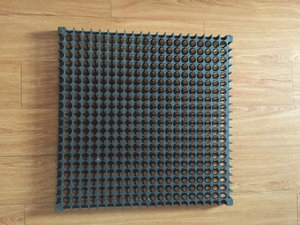 Siyah renk malzeme drenaj plaka levha Hdpe plastik çatı bahçe drenaj düşük tedarik fiyatı - Product Image 5