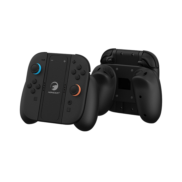 Honcam Magnetic Charger Grip 2 Rear Buttons Ergonomic LED Charging Grip for Nintendo Switch Joycon 2