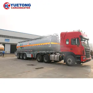 Lửa máy bay chiến đấu nước tàu chở 12000L ba bánh xe máy nước bằng thép không gỉ tàu chở Trailer với bơm giá tốt nhất để bán trong Ghana